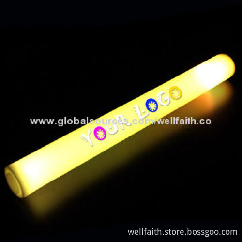 Wholesale Light-up LED Flashing Foam Stick, Made in China, CE and RoHS Marks